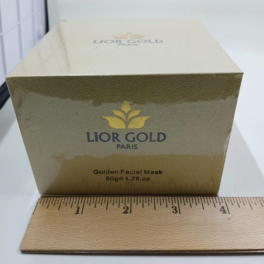 Lior Gold Paris Golden Facial Clay Mask 1.7 Fl Oz Anti Aging Purifying‎ Detox